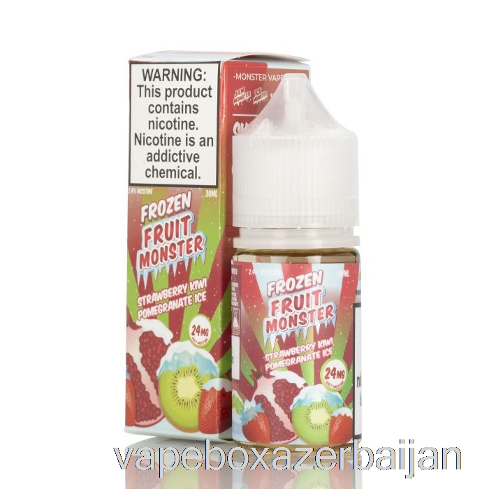 Vape Box Azerbaijan ICE Strawberry Kiwi Pomegranate - Frozen Fruit Monster Salts - 30mL 48mg